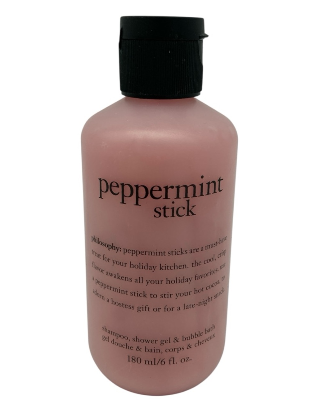 Philosophy Peppermint Stick 3-in-1 Shampoo Shower Gel Bubble Bath 6 fl. oz.